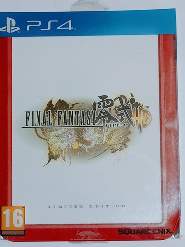 Final Fantasy Type-0 Hd Edición Limitada Para Ps4