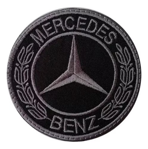 Parches Bordados Logo Mercedes Benz Marcas De Autos 7,5 Cms