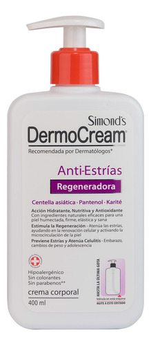 Crema Anti-estrias Regeneradora. Simons 400ml