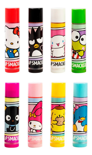Lip Smacker Party Pack Hello Kitty Set 8 Balsamos Lip Balm