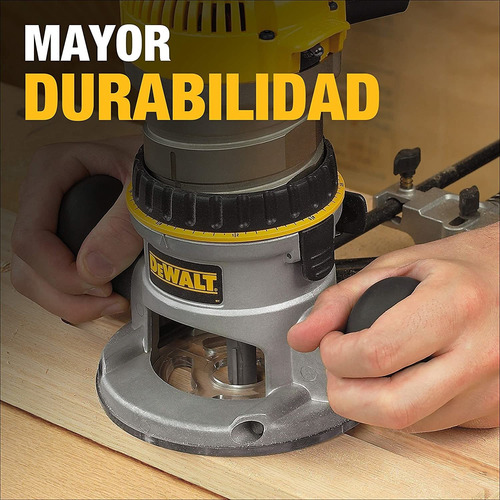 Imagen 5 de 6 de Enrutador De Base Fija Dewalt Dw616 De 1-3 / 4 Hp