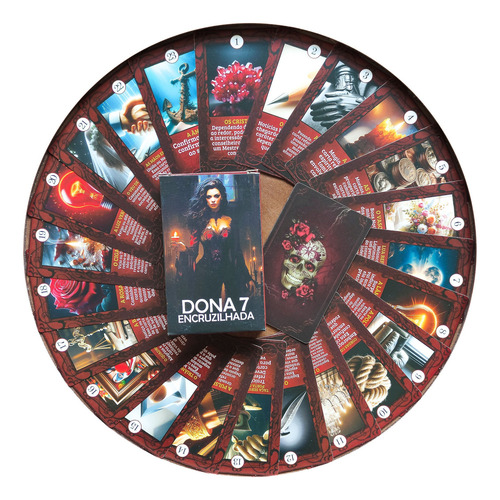 Baralho Tarot Dona Sete Encruzilhadas 36 Cartas Explicativas
