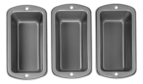 Recipe Right Juego Mini Moldes Antiadherentes 3 Piezas Acero