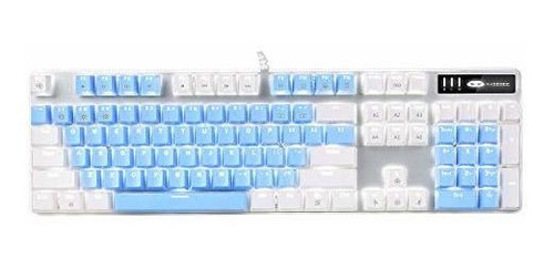 Teclado Magegee Gamer Mecánico 104 Teclas Usb - Azul