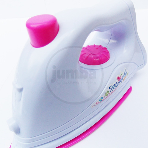 Imagen 6 de 6 de Plancha De Juguete A Pilas Con Sonidos Y Música Blanca Rosa