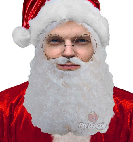 Peluca Y Barba De Santa Claus Navidad Pastorelas | MercadoLibre