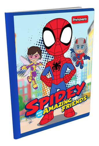 Cuaderno Cosido Spidey Amazing Friends 100 Hojas Rayadas