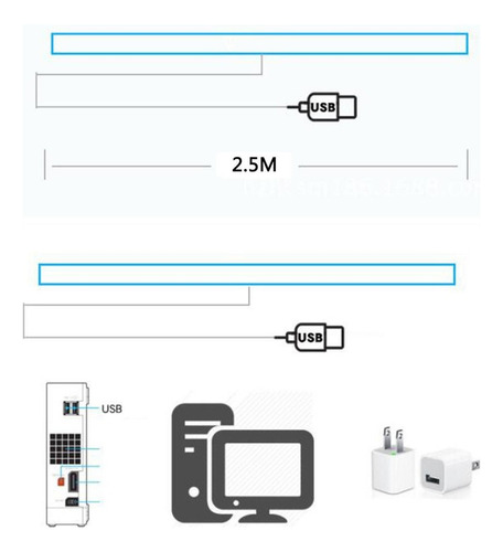 . Barra De Sensor Usb Para Wii Remote Motion, Inductor De Ra