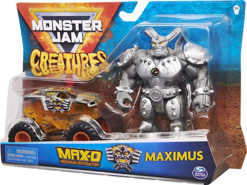 Monster Jam Truck Max-d Camión Monstruo Original + Figura