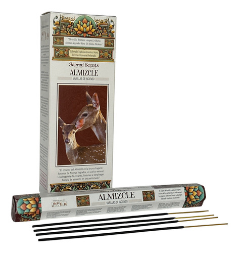 Sahumerios Goloka Hexagonal Sacred Scents X12 Unidades Fragancia Almizcle