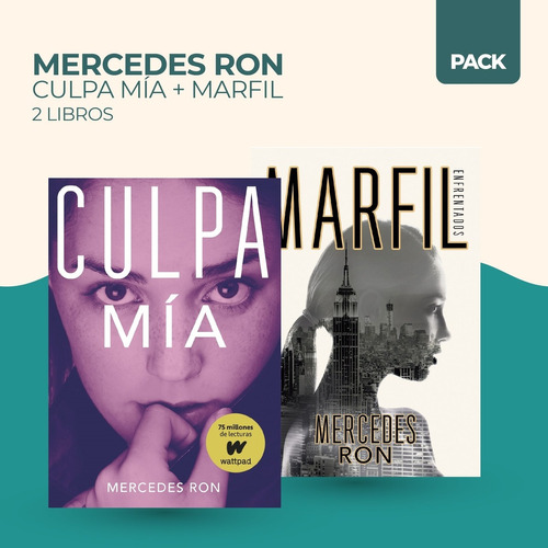 Culpa Mia + Marfil - 2 Libros - Ron