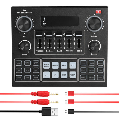 Efectos De Tarjeta De Sonido Mezclador De Audio Sound On Wit