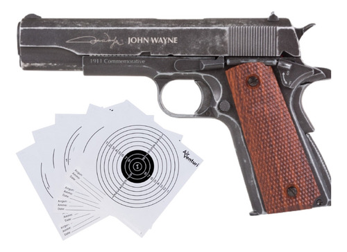 Pistola Co2 John Wayne 1911 .177 Blowblack 18rds Bbs Xchws P