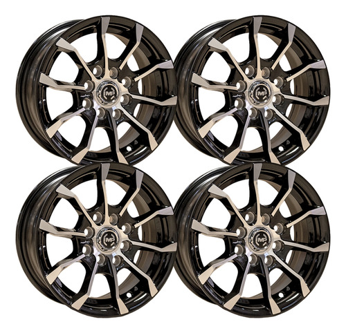 Rines Black Machine 13 4x100/114.3 Tsuru, Chevy, Atos