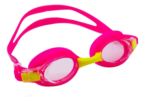 Óculos de natação transparente Cetus Candyfish - rosa/amarelo
