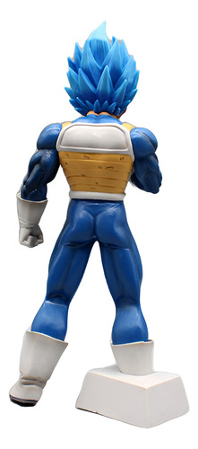 Figura Dragon Ball Z Vegeta Super Saiyan Azul Gigante 28cm