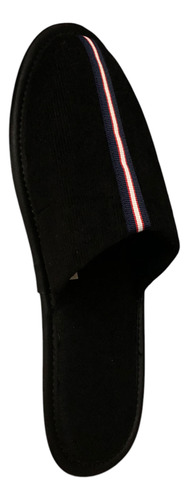 Pantufla Franja Caballero Negro Calzatura By Stahl, 16005