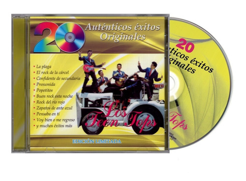 Los Teen Tops  20 Autenticos Exitos  Disco Cd