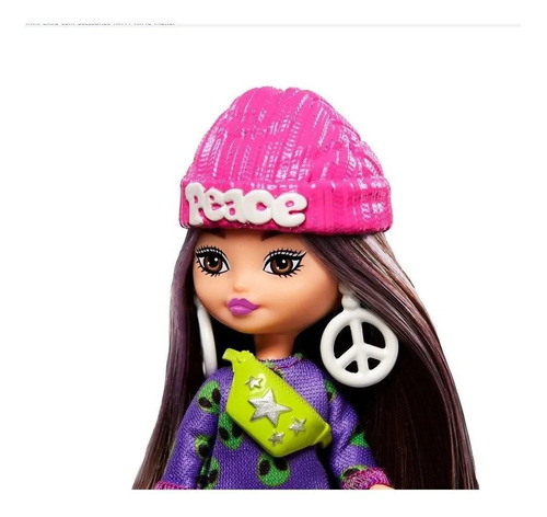 Boneca Barbie Mini Minis Extra Com Acessórios Hln46 - Mattel