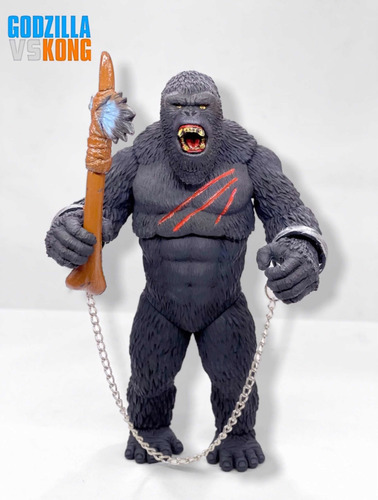 Imagen 2 de 7 de Muñeco King Kong Movie Con Sonido Kong Vs Godzilla