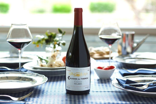 Vino Francia Cahors Causse Du Théron En Pente Malbec - X6
