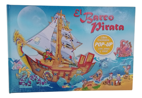 Libro El Barco Pirata Pop Up Para Armar Escenarios