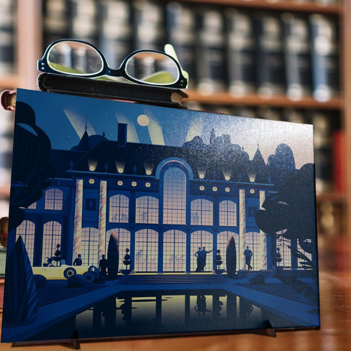 Placa Decorativa O Grande Gatsby F Scott Fitzgerald Filmes Cor Marrom