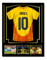 Comprar Cuadro Camiseta James Rodríguez Colombia Mdf 30x40cm