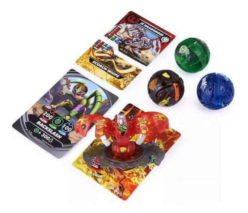 Bakugan Street Brawl Clash Pack Figuras De Acción