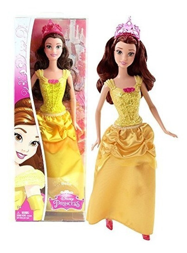 Disney Princess Princesa Bella Sparkle Original Mattel
