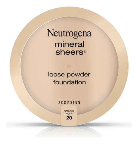 Neutrogena Mineral Sheers Polvo Base Maquillaje Mineral 5.5g Tono 20