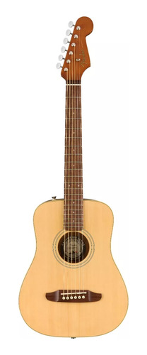 Guitarra Acustica Fender Redondo Mini Con Funda