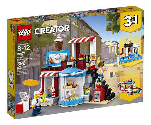Lego Creator Pasteleria Modular 396 Piezas 31077