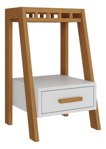 Mesa De Cabeceira Europa Medeira Quarto Cor Branco