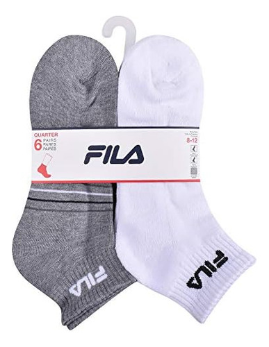 Calcetines De Medio Cojín A Rayas Fila Para Hombre, Multicol