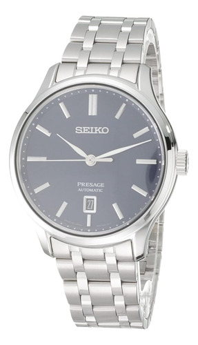 Reloj Seiko Presage Caballero Automatico Srpd41j1 Azul