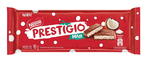 Chocolate Prestígio Maxi 1,08kg Caixa C/ 12 Un 90g - Nestlé
