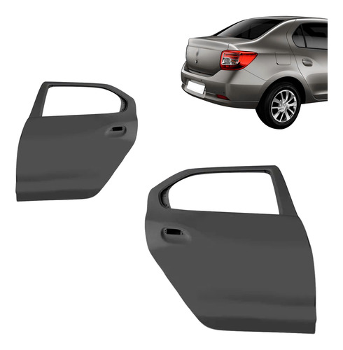 Par Porta Traseira Logan 2014 15 16 17 18 19 20 21 2022