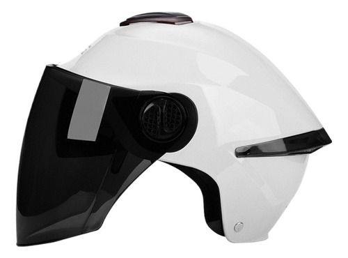 Casco De Moto De Doble Lente A Prueba De Sol General Mujer