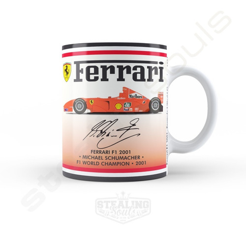 Taza | Schumacher | Ferrari F1 2001 | F1 World Champion 2001