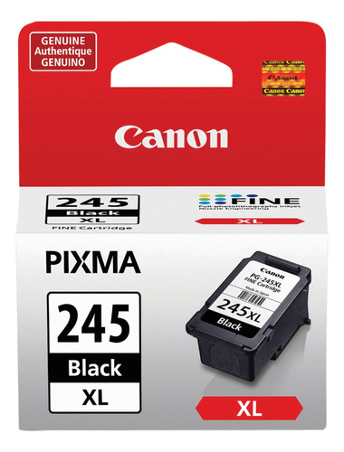  Cartucho De Tinta Negro Para Impresora Canon Pg-245 Xl