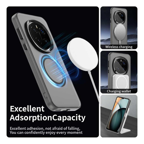 Funda Para Honor Magic7 Pro 5g Funda Para Honor 400 Pro X8c X9b X50 X60 X9c Funda Magnética De Piel Mate A Prueba De Golpes