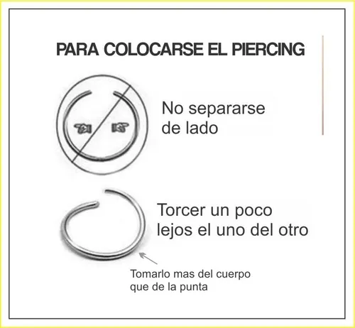 Piercing Septum Original Piedra Original Plata Oferta