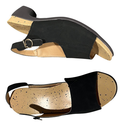 Zapatos L Cómodos Y Elegantes De Tacón Bajo Y Grueso For Mu