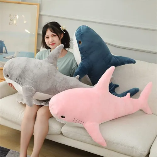 Ophrbu Peluche De Tiburón De Peluche, Almohada De Peluche De