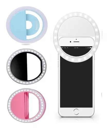 Aro De Luz Led Celular Selfie Recargable Usb Ring Light