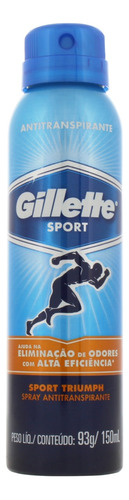 Antitranspirante em spray Gillette Sport Triumph 150 ml