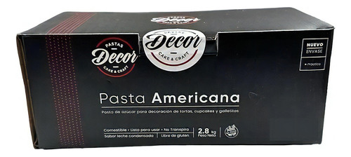Pasta Americana Para Forrar Cubrir Tortas Modelar Decor 2.8k