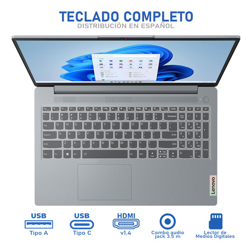 Laptop Lenovo Touch Core I5 8gb 512gb Teclado Español Win 11