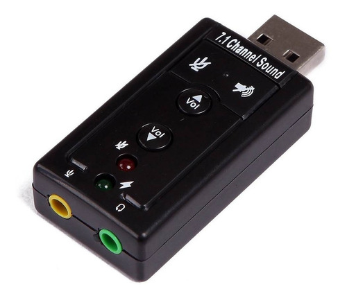 Tarjeta De Sonido Usb Audio 7.1 Canales 3d Full